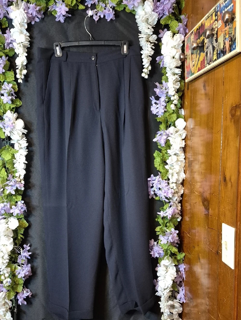 Chaus Women's Black Wide-Leg Dress Pants